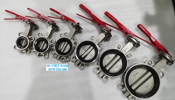 van bướm tay gạt inox