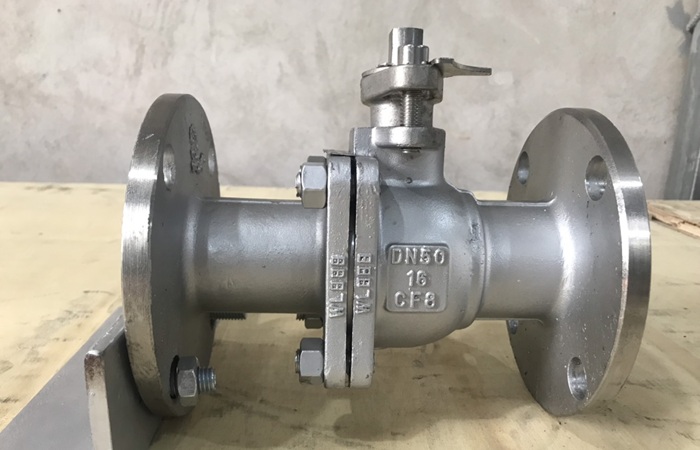 Van bi mat bich inox DN50