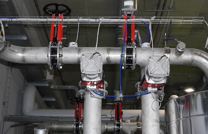 ứng dụng van cửa dao inox 304