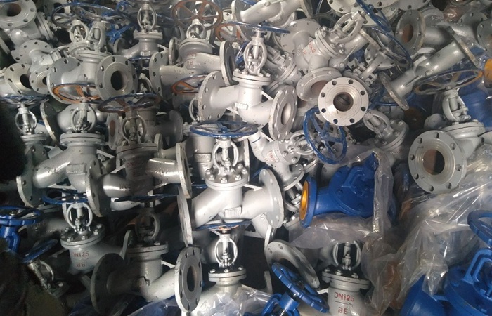 Van cầu hơi thép WCB chữ ngã