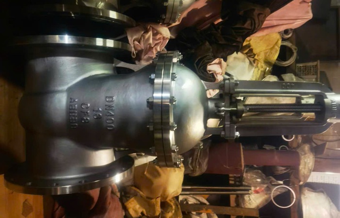 Van cổng inox DN400